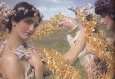 Alma-Tadema, Sir Lawrence When Flowers Return (mk23)